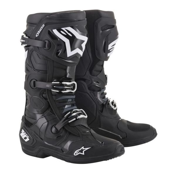 Motocross Boots Alpinestars Tech 10 Black Motocross Boots Alpinestars Tech 10 Black