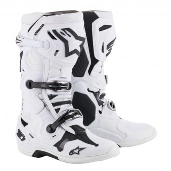Motocross Boots Alpinestars Tech 10 White Motocross Boots Alpinestars Tech 10 White