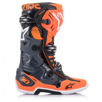 Alpinestars TECH 10 Cool Gray Orange Fluo