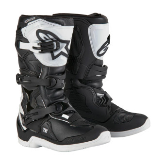 Motocross Boots Alpinestars Tech 3S Youth White Black Motocross Boots Alpinestars Tech 3S Youth White Black