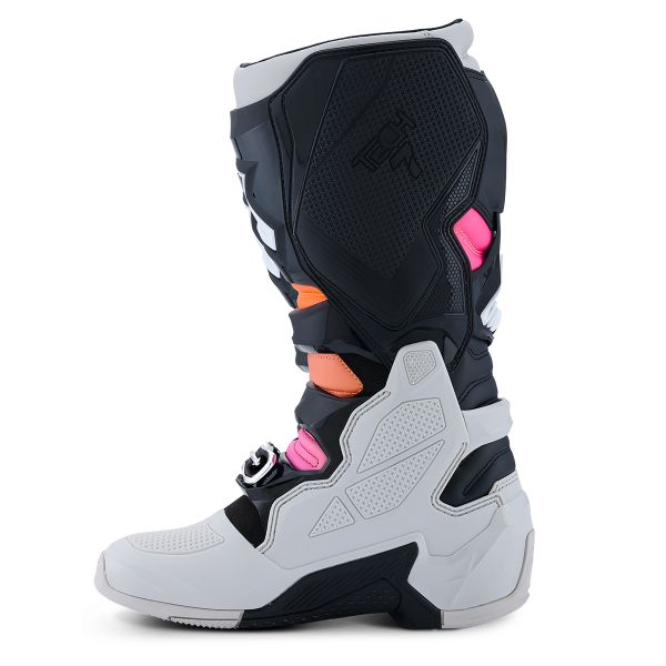 Alpinestars Tech 7 Black Lght Gry Orng FL Magenta