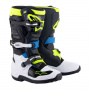 Motocross Boots Alpinestars TECH 7 S Black Enamel Blue Yellow Fluo Kid