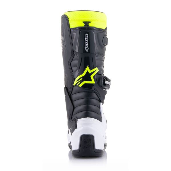 Alpinestars TECH 7 S Black Enamel Blue Yellow Fluo Kid