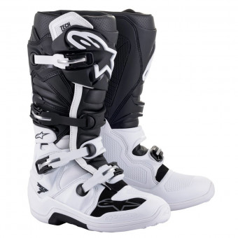Motocross Boots Alpinestars TECH 7 White Black
