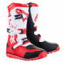 Motocross Boots Alpinestars Tech T Bright Red Black White