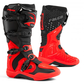 Motocross Boots Falco Level 2 Black Red