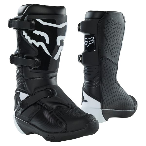 Motocross Boots FOX Comp Boot Buckle Black Kid Motocross Boots FOX Comp Boot Buckle Black Kid
