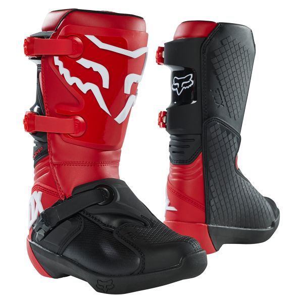 Motocross Boots FOX Comp Boot Buckle Flame Red Kid