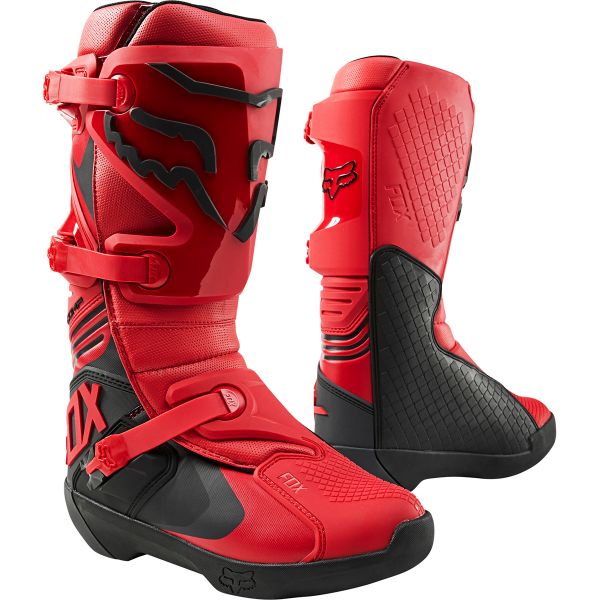 Motocross Boots FOX Comp Flame Red Boot