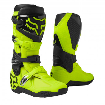 Motocross Boots FOX Motion Boot Flo Yellow Motocross Boots FOX Motion Boot Flo Yellow