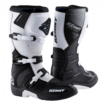 Motocross Boots Kenny Track Black White Boots Motocross Boots Kenny Track Black White Boots