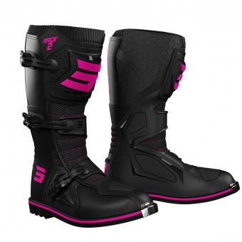 Motocross Boots SHOT Race 2 Black Pink Kid Motocross Boots SHOT Race 2 Black Pink Kid
