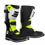 Motocross Boots SHOT Race 2 Black White Neon Yellow Kid