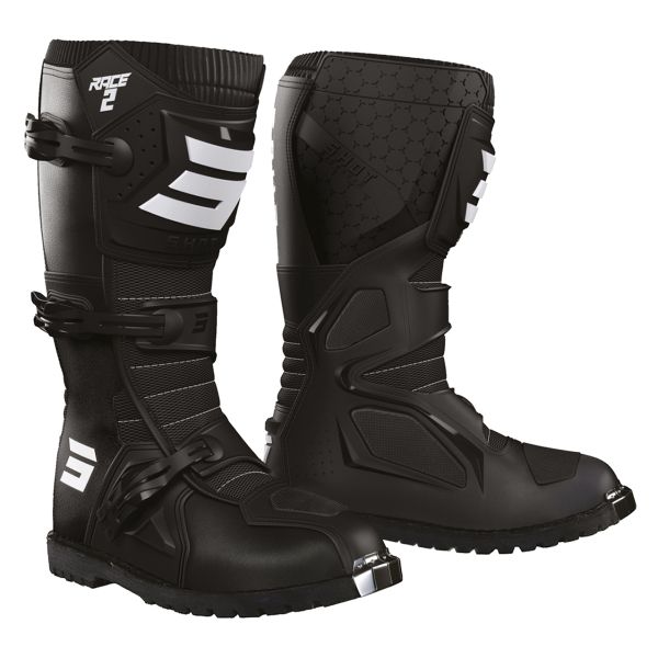Motocross Boots SHOT Race 2 Enduro Black Motocross Boots SHOT Race 2 Enduro Black