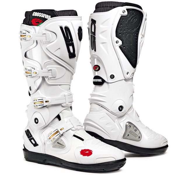 Motocross Boots SIDI Crossfire SRS White