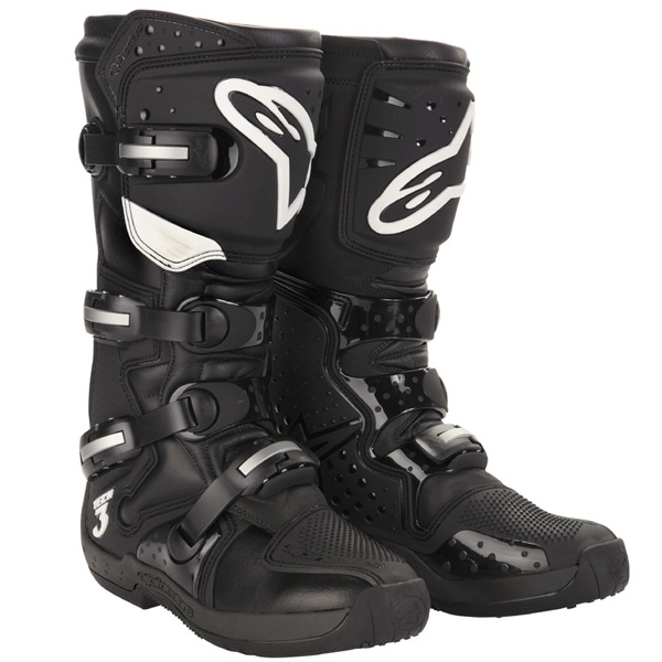 Motocross Boots Alpinestars Tech 3 Black