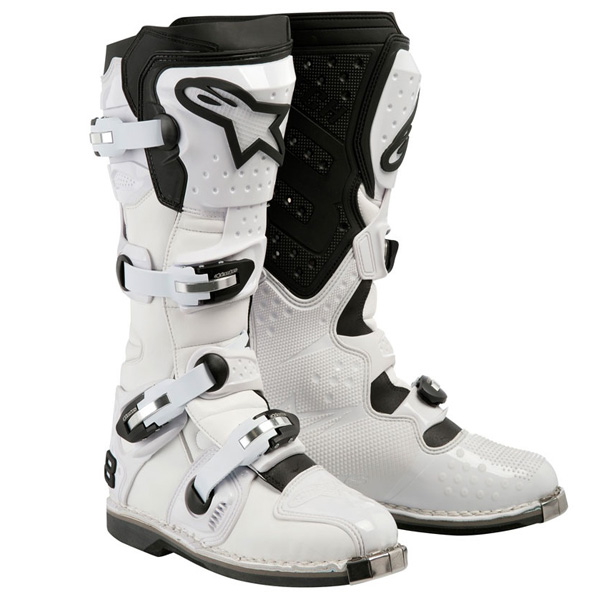 Motocross Boots Alpinestars Tech 8 Light White