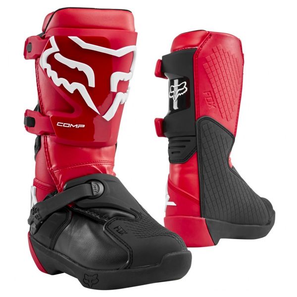 Motocross Boots FOX Comp Boot Flame Red Kid