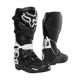 Motocross Boots FOX Instinct Black White