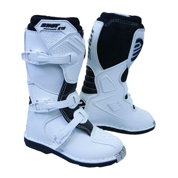 Motocross Boots SHOT K10 2.0 White