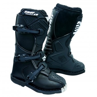 Motocross Boots SHOT K10 2.0 Black
