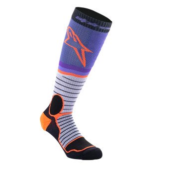 Motocross Shoes Alpinestars MX Pro Socks Black Grey Purple Motocross Shoes Alpinestars MX Pro Socks Black Grey Purple