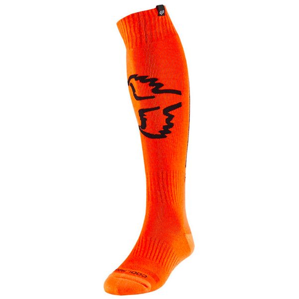 Motocross Shoes FOX Coolmax Thick Sock Prix Fluo Orange