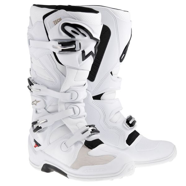Motocross Boots Alpinestars TECH 7 White