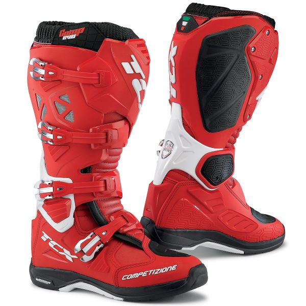 Motocross Boots TCX Comp Evo Michelin Red White