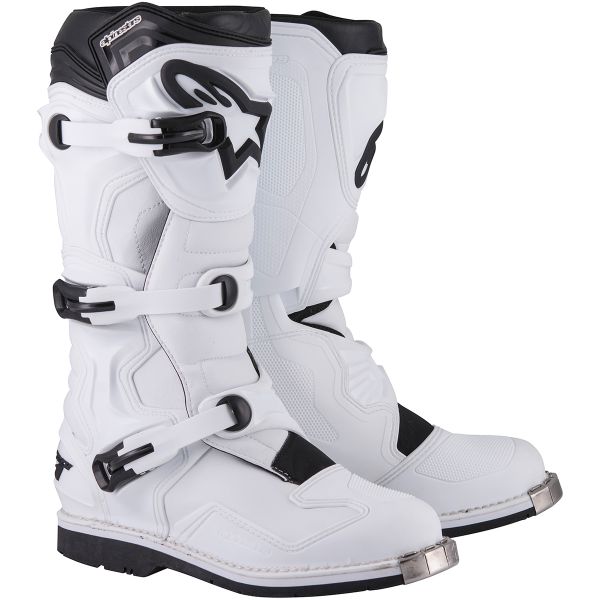 Motocross Boots Alpinestars Tech 1 White