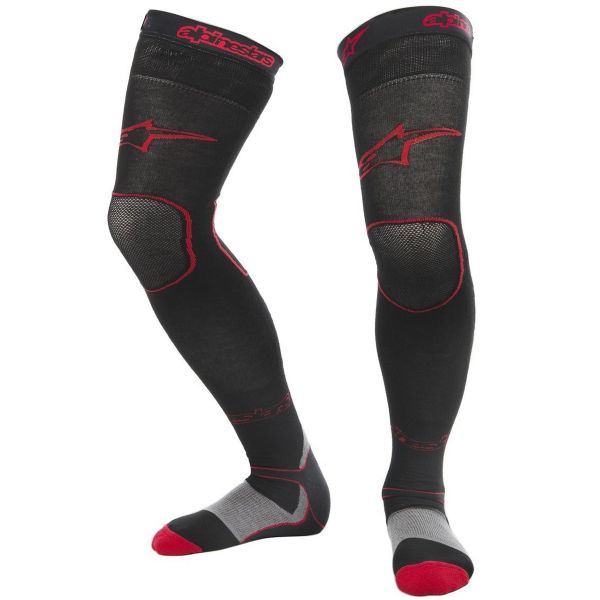 Motocross Shoes Alpinestars Long Mx Socks Black Red