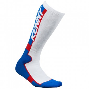 Motocross Shoes Kenny MX Tech Blue White Red Motocross Shoes Kenny MX Tech Blue White Red