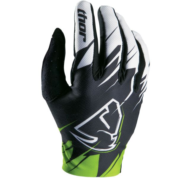 Motocross Gloves Thor Void Green