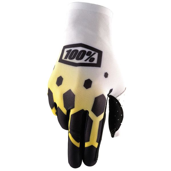 Motocross Gloves 100% Celium Legacy Yellow