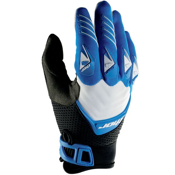 Motocross Gloves Thor Deflector Blue