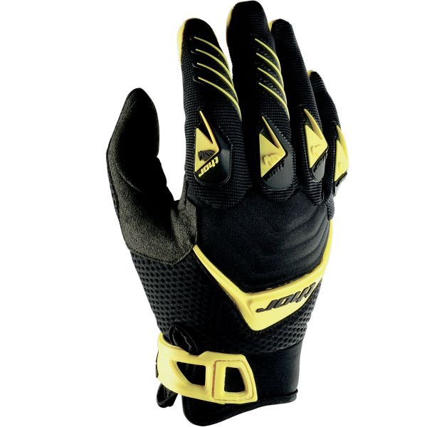 Motocross Gloves Thor Deflector Yellow