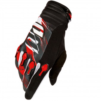 Motocross Gloves SHOT Devo Capture Black Red Kid