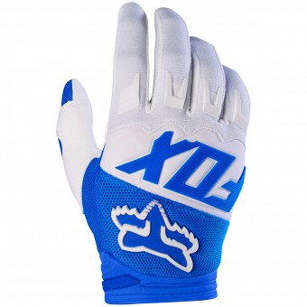 Motocross Gloves FOX Dirtpaw Blue Child 002