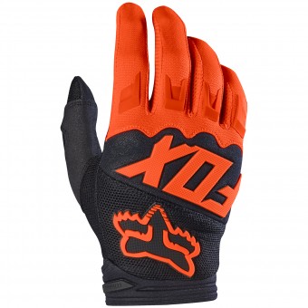 Motocross Gloves FOX Dirtpaw Race Orange 009