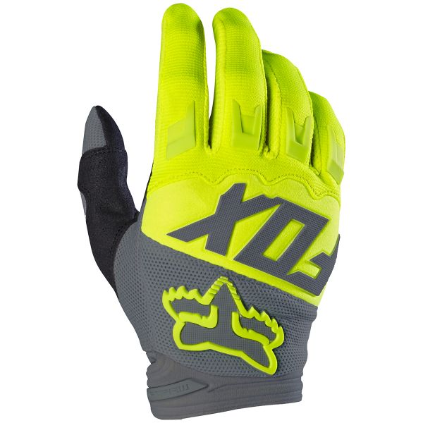 Motocross Gloves FOX Dirtpaw Race Yellow 005