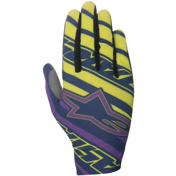 Motocross Gloves Alpinestars Dune Navy Purple