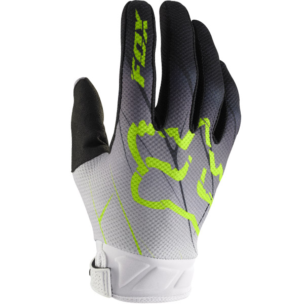 Motocross Gloves FOX 360 Future Green Black