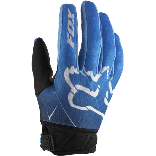 Motocross Gloves FOX 360 Future Blue White
