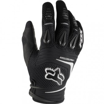 Motocross Gloves FOX Pawtector Black