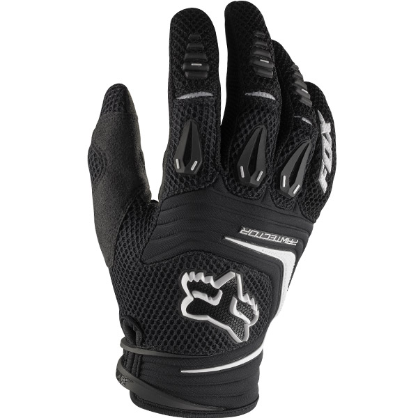 Motocross Gloves FOX Pawtector Black