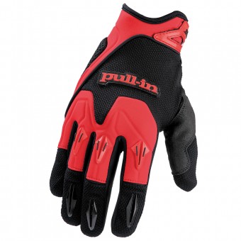Motocross Gloves pull-in Pro Red