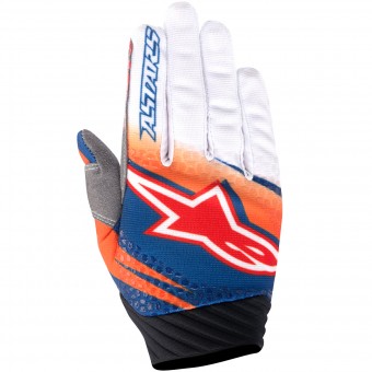 Motocross Gloves Alpinestars Techstar Venom Orange