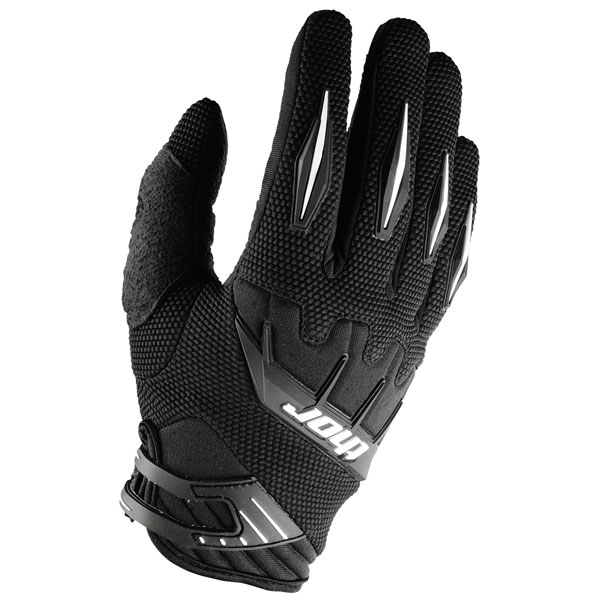 Motocross Gloves Thor Spectrum Black Kid