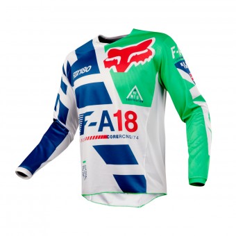 Motocross Jerseys FOX 180 Sayak Green 004