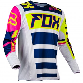 Motocross Jerseys FOX 180 Falcon Navy White Child 045